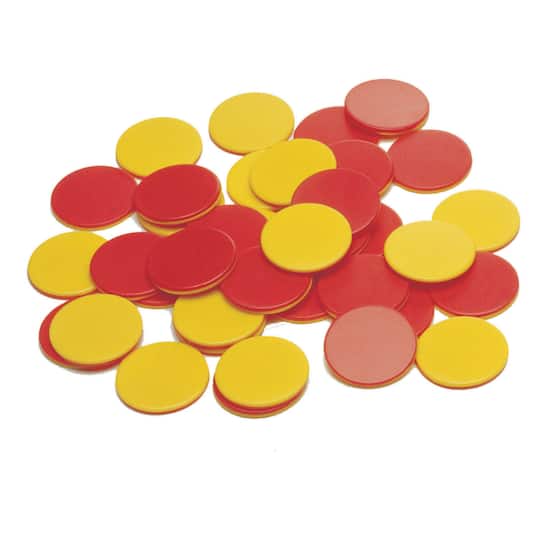 Learning Advantage&#x2122; Red &#x26; Yellow Counters, 200ct.